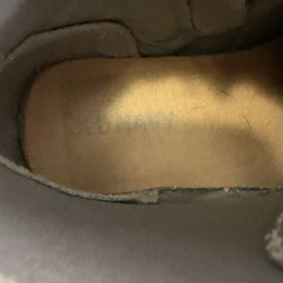 Old Navy Silver Glitter Metallic Lace Up Booties Size 8 - Picture 12 of 12